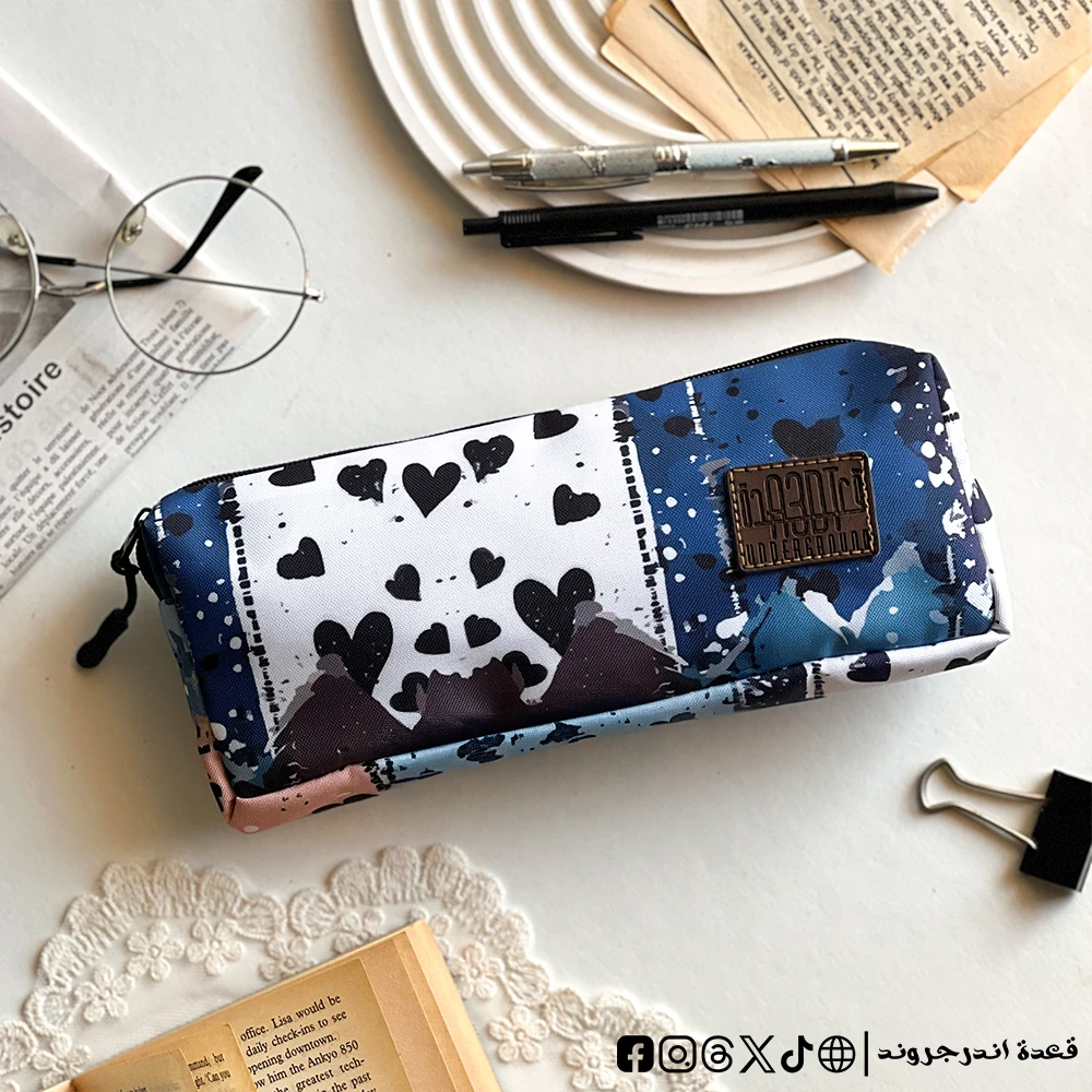 0OFJcezvPKKKJHjGAxGJdjk1LxJ5FTAXZSF5y6Kj.webp Painted hearts -Pencil Case - الصورة 1