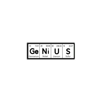 ge ni u s -lapel pin