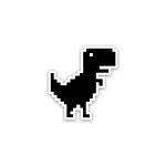 TRex Pixel Offline Dinosaur- sticker