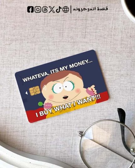 I buy what I want -Visa Sticker