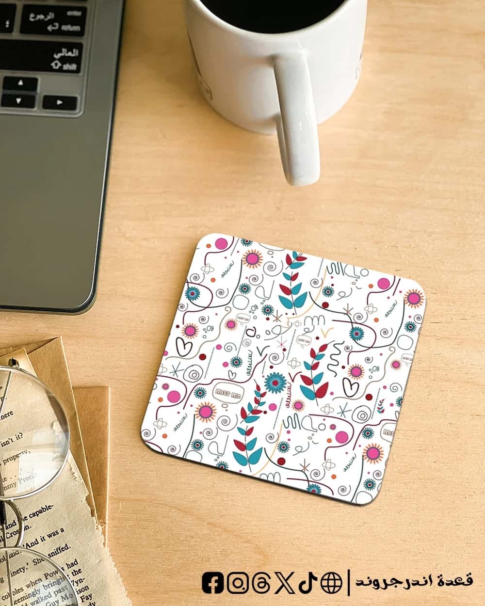 36FvT74BCh1OQ6sEQgMe2FwoBBfhcKnz4fXUmvFa.jpg white flowers -coaster - الصورة 1