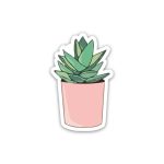 Cactus Alo Vera Plant- Sticker