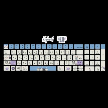 Cats 1 -keyboard sticker