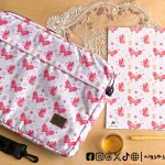 Pink butterfly - 15.6 inch bag