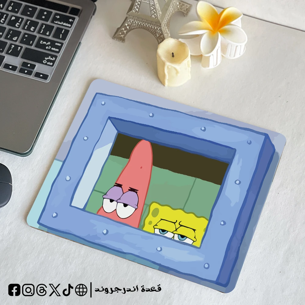 6OSakPADtkkcdeiaNDzviuzJFqluG4hjsxVN5wA2.webp SpongeBob SquarePants - mouse pad - الصورة 1