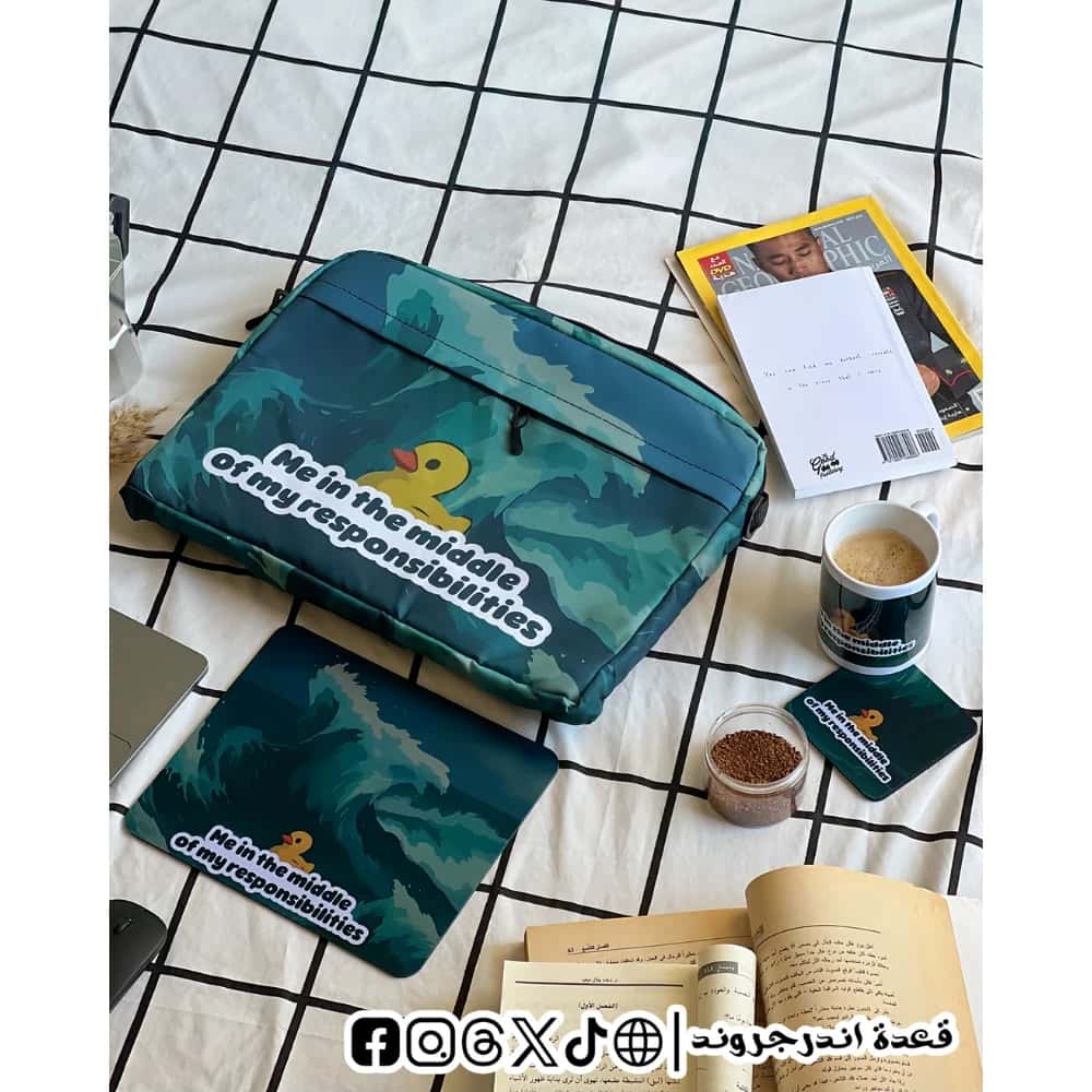 9SFsSOnRcV9sWJzwacOdZNX0LUkOEnfKiOGbTaUO.jpg Me bag in the middle of my responsibilities Set - 15.6 inch - الصورة 1