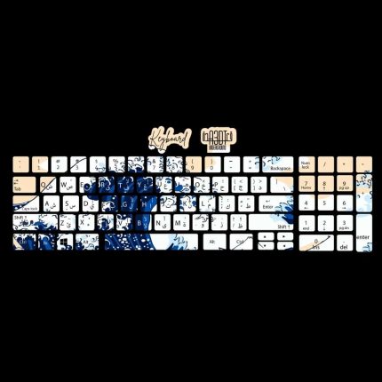 Waves -keyboard sticker