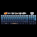 Moon (Arabic - English- Spanish)- keyboard sticker