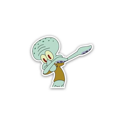 Squidward meme SpongeBob- sticker