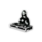 Mona Lisa DJ- sticker