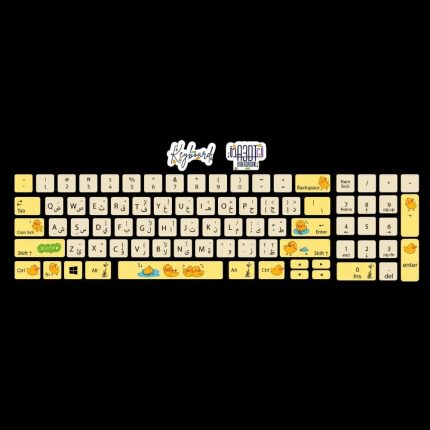 Ducks -keyboard sticker