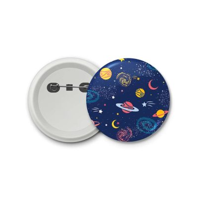 Galaxy Space- blastic badge