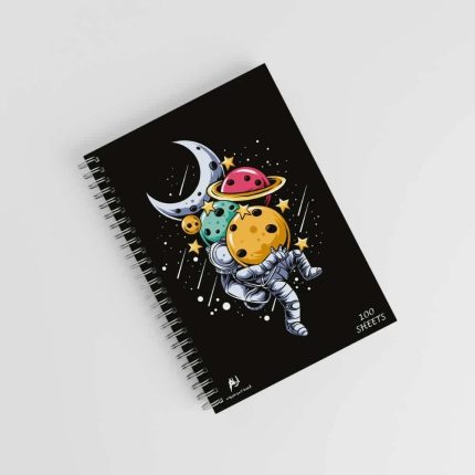 Astronaut ballon -note