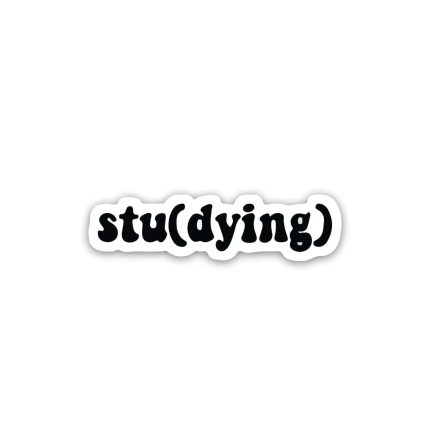 studying- sticker