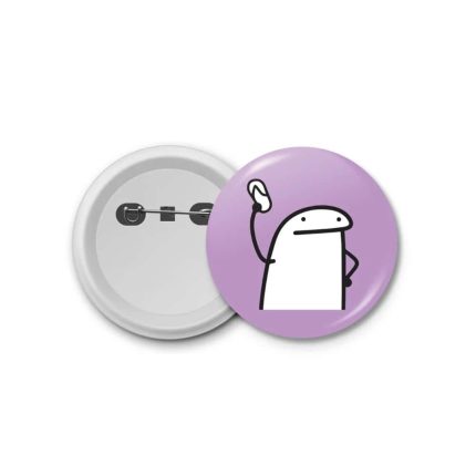 Funny Emoji 5- blastic badge