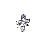 you are safe with me -lapel pin