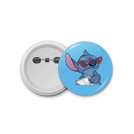 Stitch Cartoon- blastic badge