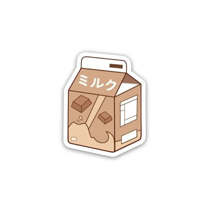 Milk with Chocolate- Sticker