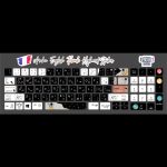 - keyboard stickerAstronaut and rocket (Arabic - English- French)