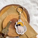 Cat with cap -key chain