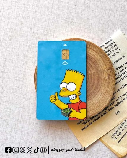 simpson counting money -Visa Sticker