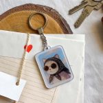 Cat with sunglasses -key chain