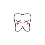 Cute Tooth -lapel pin