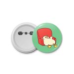 Duck  with chair- blastic badge