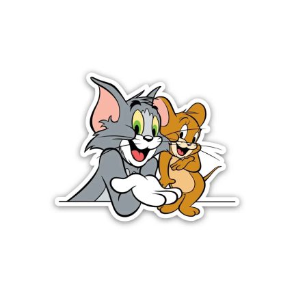 Tom and Jerry  Tom & Jerry  Cartoon- Sticker