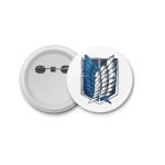Attack On Titan Cartoon- blastic badge