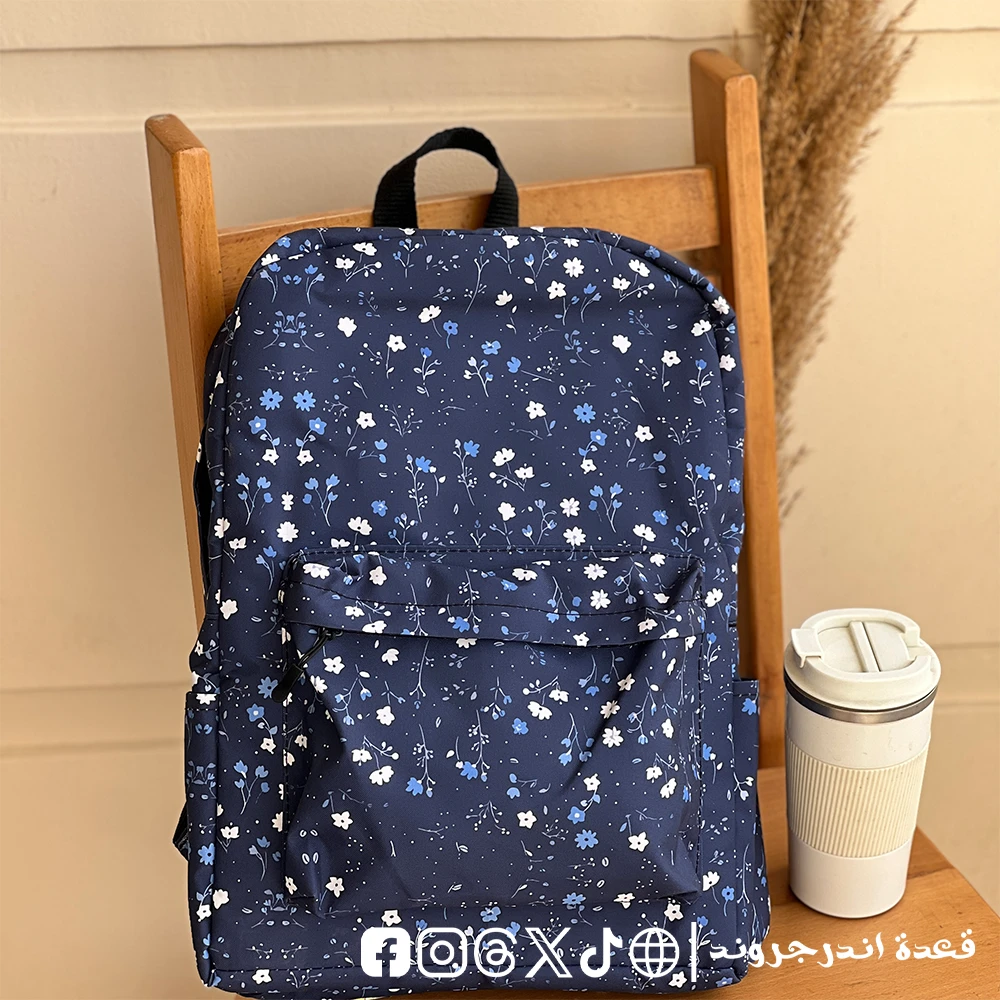 RTdZl4lWifvzJ7DO9FUhGwtth7laaEg7jOIOKh2E.webp Navy flowers -bag - الصورة 1