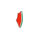 خريطه فلسطين -lapel pin