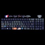 Astronaut (Arabic - English- French)- keyboard sticker