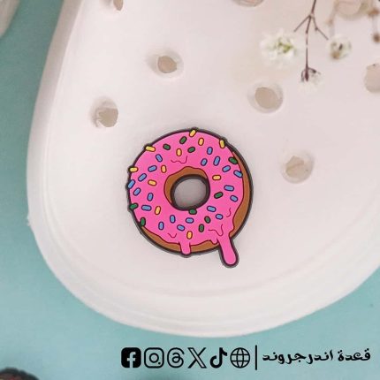 Donuts pink- crocs charms