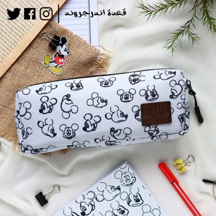 White Mickey Mouse -Pencil Case
