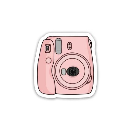 Camera pink  Nostalgia- Sticker