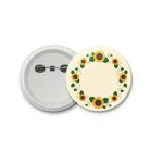 Sunflower- blastic badge