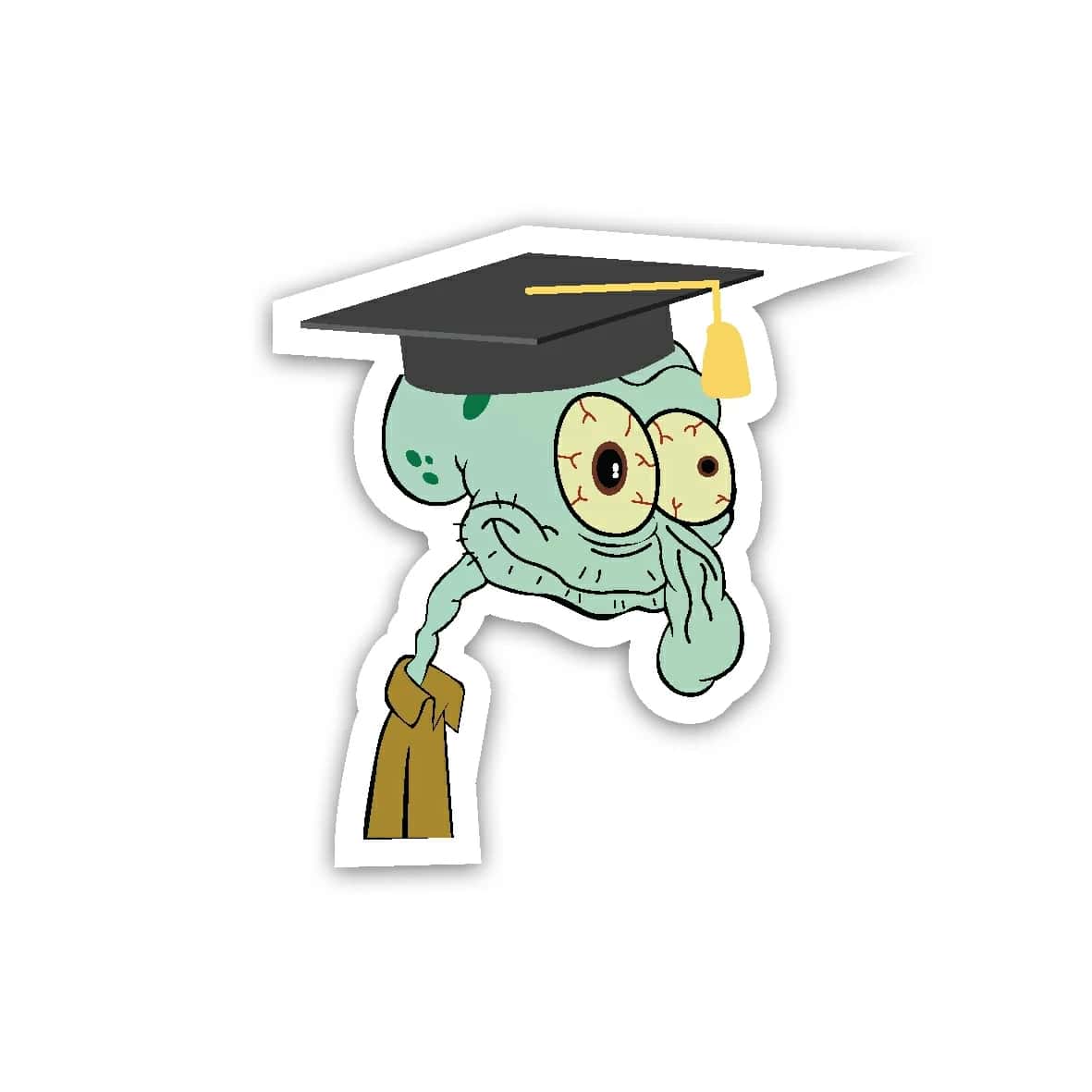 XEmnklSQm3rdRrI3tZBdQAqDgmL80RVcdmhJTEEL.jpg Squidward meme Graduation- Sticker - الصورة 1