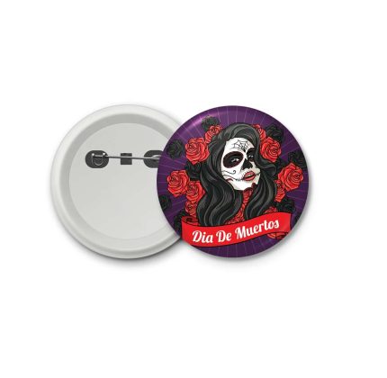 Dia de Muertos- blastic badge