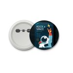 Rock Space- blastic badge