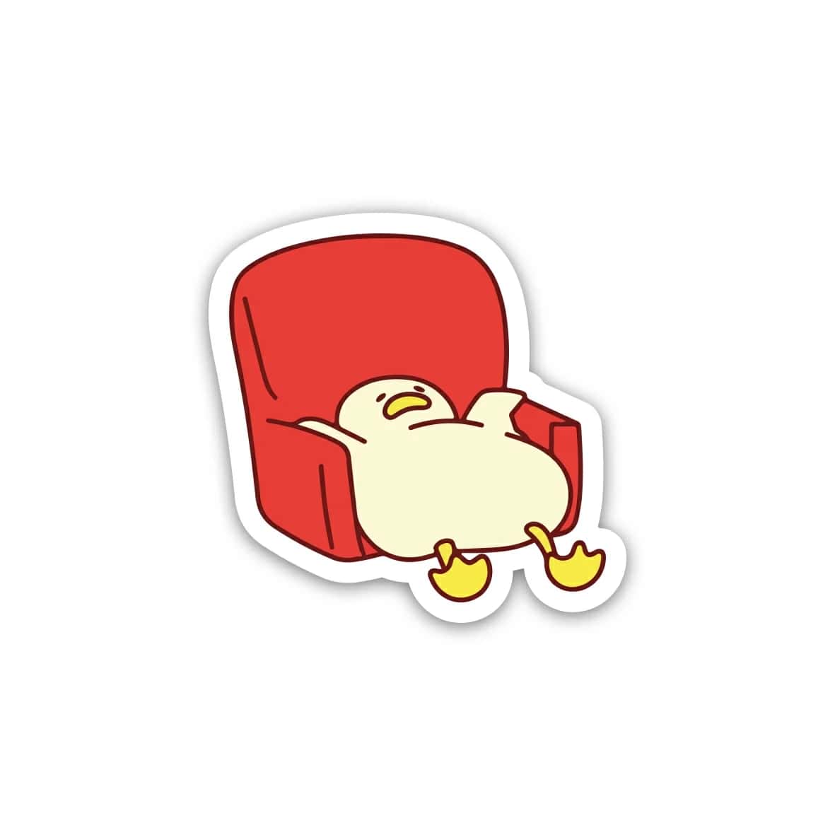YsZ7DJQqLCE4N3Y4ZI3z1sLKJyATg3j29RdaqYB8.jpg Duck on chair- Sticker - الصورة 1