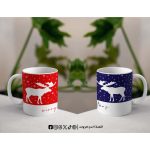 مج - Rudolph christmas red and blue