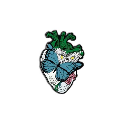Butterfly Heart -lapel pin
