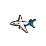 Plane -lapel pin