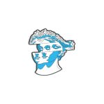 Broken Face -lapel pin