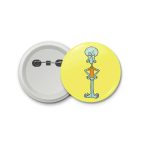 Squidward SpongeBob- blastic badge