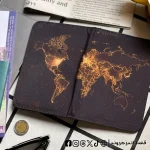 World map - Passport Cover
