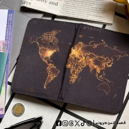 World map - Passport Cover