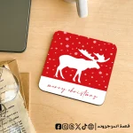 Rudolph christmas red -coaster