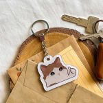 Cat meme -key chain